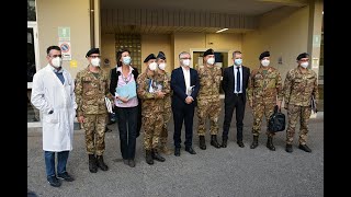 Visita all’Aou Senese della struttura del Commissario Straordinario per l’Emergenza Covid-19