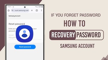 How to recover your Samsung account ID and reset your password