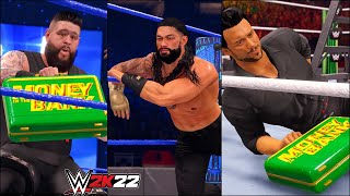 WWE 2K22 My Rise Mode - Double MITB Cash-In On Universal Champion #18