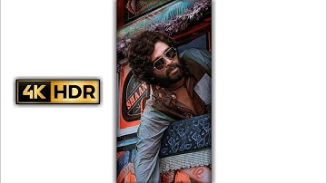 Allu Arjun New 4K attitude Whatsapp Status Video || AlluArjun Full Screen whatsapp Status #attitude