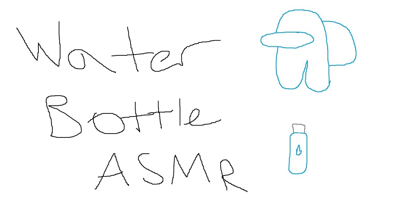 Water Bottle ASMR No Talking (Tapping, Lid Sounds, Water)