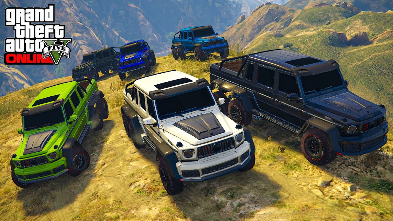 ¡Subiendo MONTAÑAS y RETOS en Camionetas 6X6! | GTA V MODS