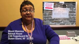 Register with FEMA at a DRC
