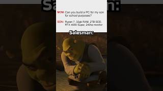 Salesman When Son Asks To Build Pc
