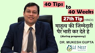 27th week of Pregnancy | 40 Tips to 40 Weeks (HINDI) | By Dr. Mukesh Gupta   #LENEST #40TIPSTO40WEEK