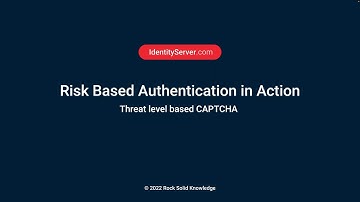 Risk Based Authentication in Action