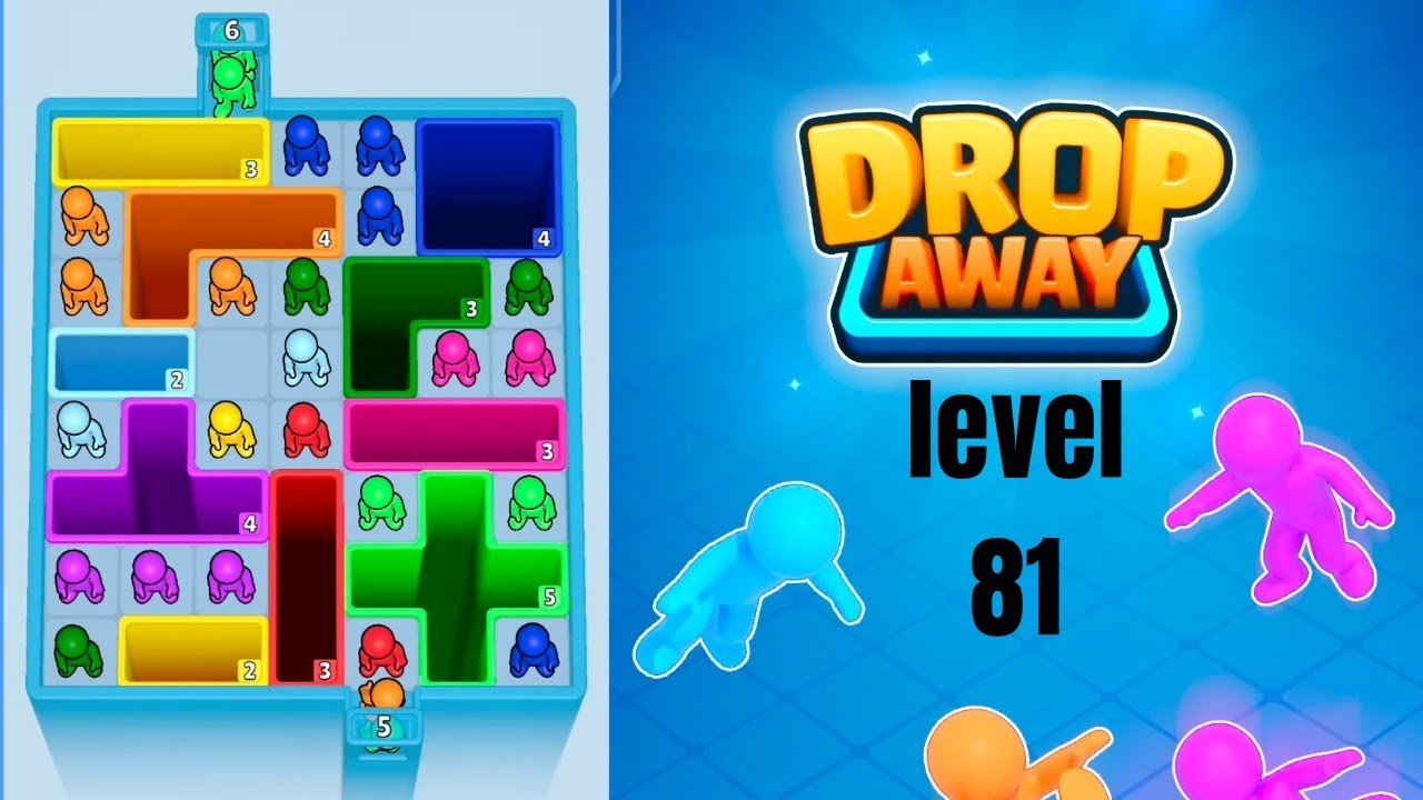 Drop Away level 81 Walkthrough Solution - YouTube