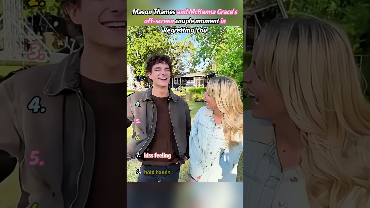 The sweet moments of Mason Thames and McKenna Grace off-screen from Regretting You