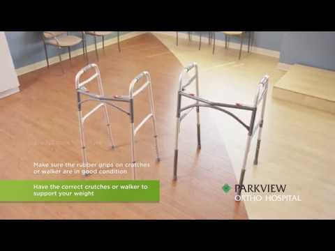 Using a Walker: Safety Tips - YouTube