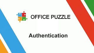Office Puzzle - Authentication