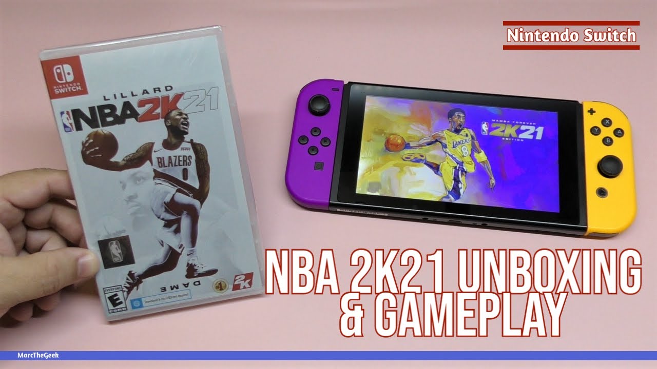NBA 2K21 Switch Unboxing & Gameplay