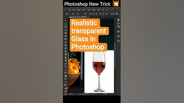 ✨ How to Create Realistic Transparent Glass in Photoshop | Easy Tutorial 🪟