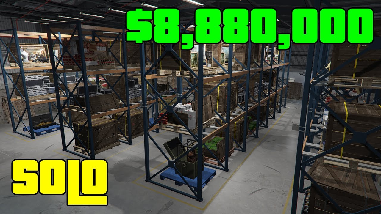 Selling 2 Large Warehouses SOLO 8,880,000┃GTA ONLINE YouTube