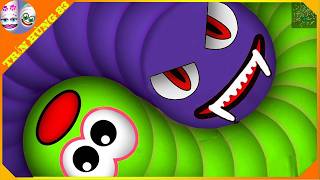 🐍WORMSZONE.IO | GIANT SLITHER SNAKE TOP 01 / Epic Worms Zone Best Gameplay! | Trần Hùng 83 screenshot 2