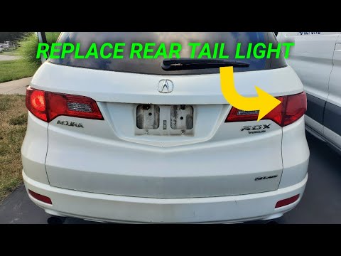 How to replace brake light, turn signal, and Tail light on Acura RDX 2007-2012