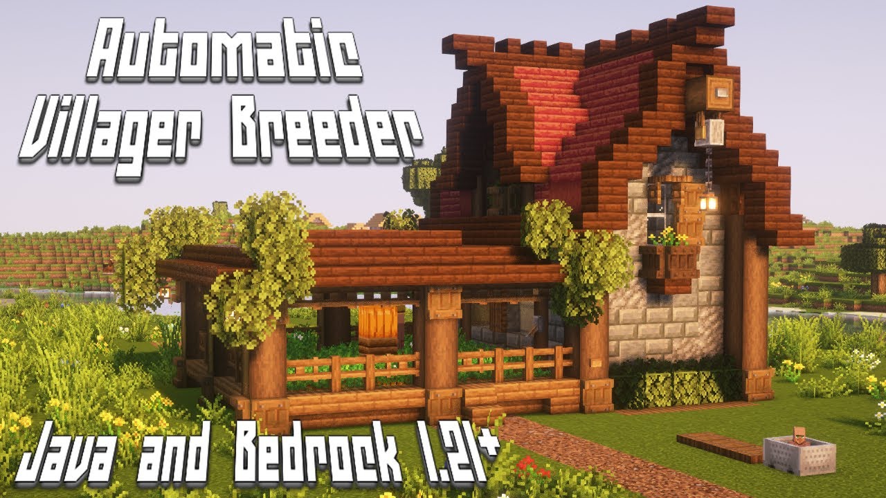 AUTOMATIC VILLAGER BREEDER TUTORIAL | Minecraft Java & Bedrock 1.21 ...