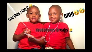 SINGING while wearing NOISE CANCELLING HEADPHONES!
