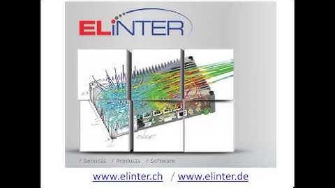 Elinter FloEFD V17   open surface simulation