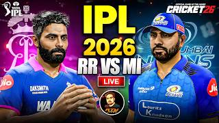 Ipl 2026⌛Rajasthan Royals vs Mumbai Indians💪 Match Live🔴| Cricket 26 Live | RtxVivek screenshot 1