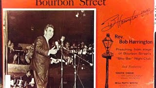 Chaplain of Bourbon Street preaching at Sho-Bar Night Club on 08/24/1966