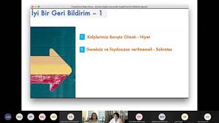 İyi Bir Geri Bildirim Nasıl Olur?, Geri Bildirim Webinarından