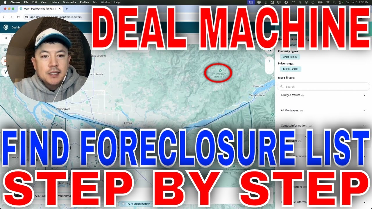how-to-find-foreclosure-list-with-deal-machine-youtube