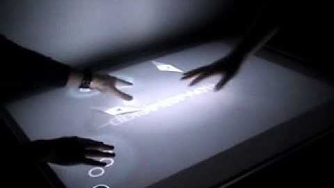 Multi-touch table