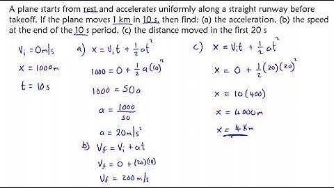 Kinematics Practice Question ~ (1D Motion)