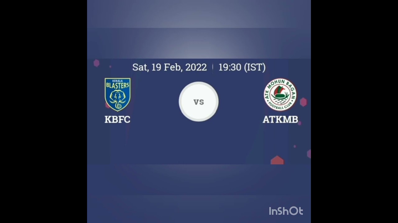 ISL💥💥💥 KBFC vs ATKMB sub 👇👇