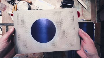 LINOCUT PRINTING WITH COLOR GRADIENT