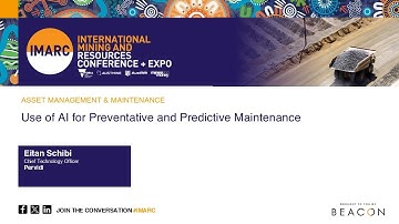 Use of AI for Preventative and Predictive Maintenance