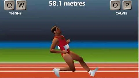QWOP Speed run World Record.
