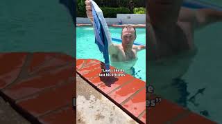 I gave dissolving swim trunks to my brother at our family reunion