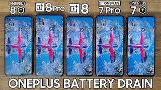 EXTREME ONEPLUS BATTERY DRAIN - OnePlus 8T vs OnePlus 8 Pro / OnePlus 8 / OnePlus 7 Pro / OnePlus 7T