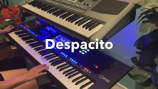 Video thumbnail of "DESPACITO - Luis Fonsi - Instrumental Cover on Yamaha Genos"