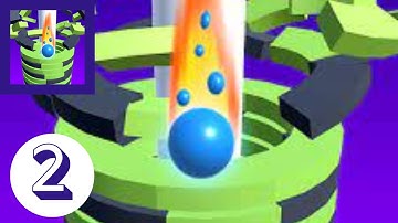 Drop Stack Ball - Helix Crash Walkthrough Gameplay Tutorial Part 2 || For Android and iOS
