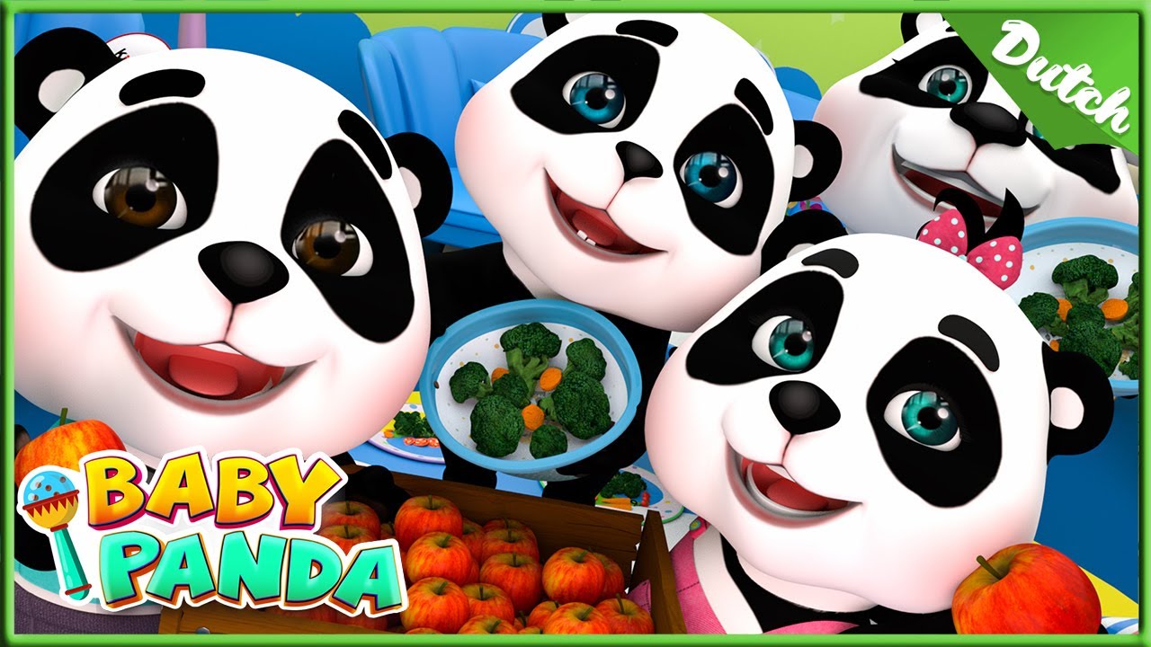 5 Rote ??pfel Kinderlied Kinderlied auf Deutsch Baby Panda