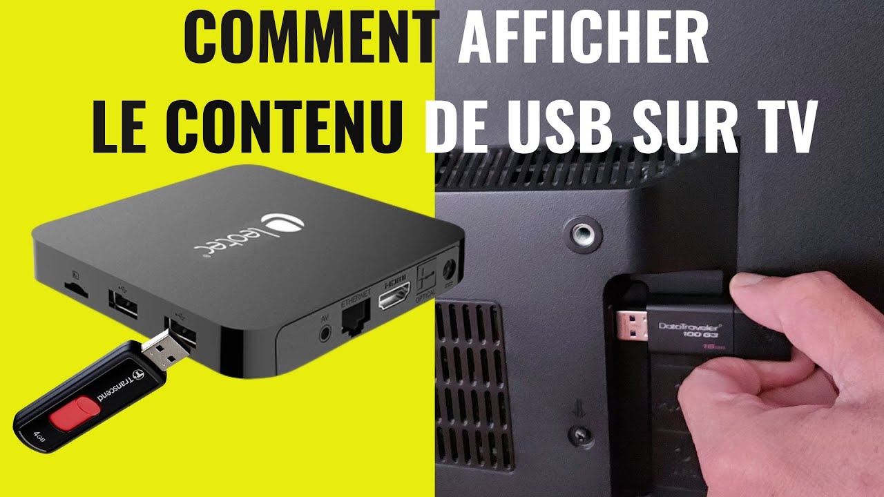 Comment afficher le contenu d'une clé USB sur un Téléviseur? - YouTube