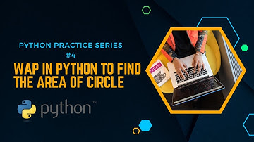WAP in python to find the area of circle | python practice | programs #video #viral