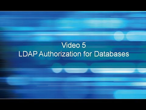 Video 5: LDAP Authorization for Databases