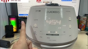 Hướng dẫn sử dụng nồi cơm Cuckoo cao tần CRP-CHAS109FW/ FB, lòng nồi inox
