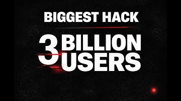 The Biggest Hack in Internet History