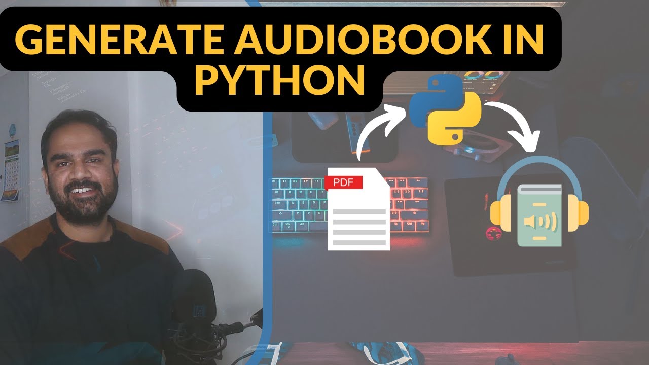 PDF To Audio Book In Python | Project Idea For Beginners - YouTube