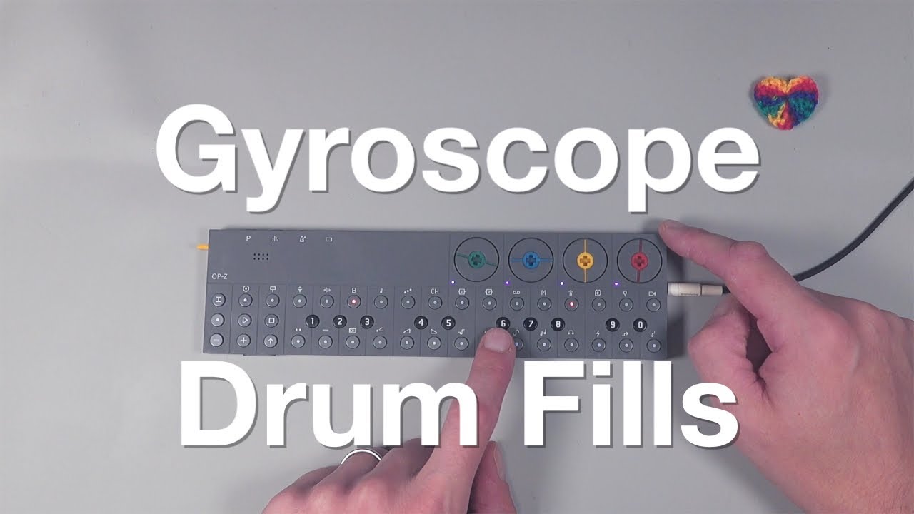 Drum Fills with the OP-Z's LFO Gyroscope (+ multiple rhythms in
