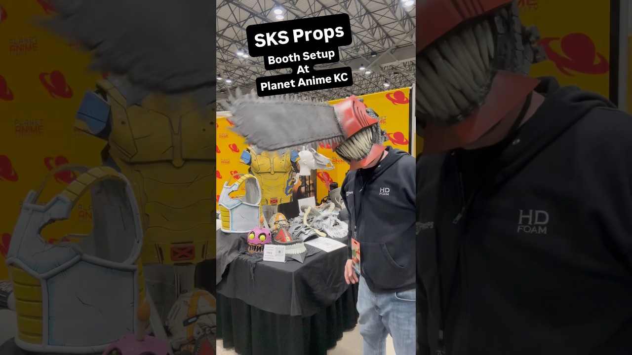 Anime Cosplay Booth SKS Props #cosplay #comicon #animecosplay