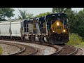 (HD) Saturday Railfanning On The CSX Henderson Subdivision, Featuring Ex Clinchfield SD40-3!