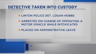 Linton detective taken into custody at local fast food restaurant