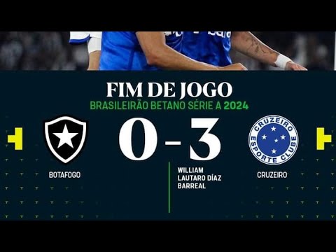 SHOW DO CABULOSO/ BOTAFOGO 0 X 3 CRUZEIRO/ BRASILEIRÃO 2024 - YouTube