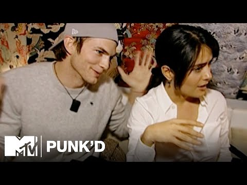 Ashton Kutcher vs. Salma Hayek, Eva Longoria & Mario | Punk'd