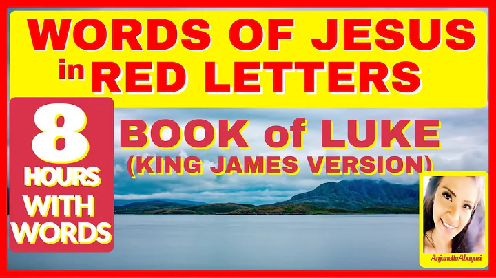 Words of Jesus For Sleep | 8 Hours: Jesus Words for Sleep KJV | Red Letters in the Bible KJV